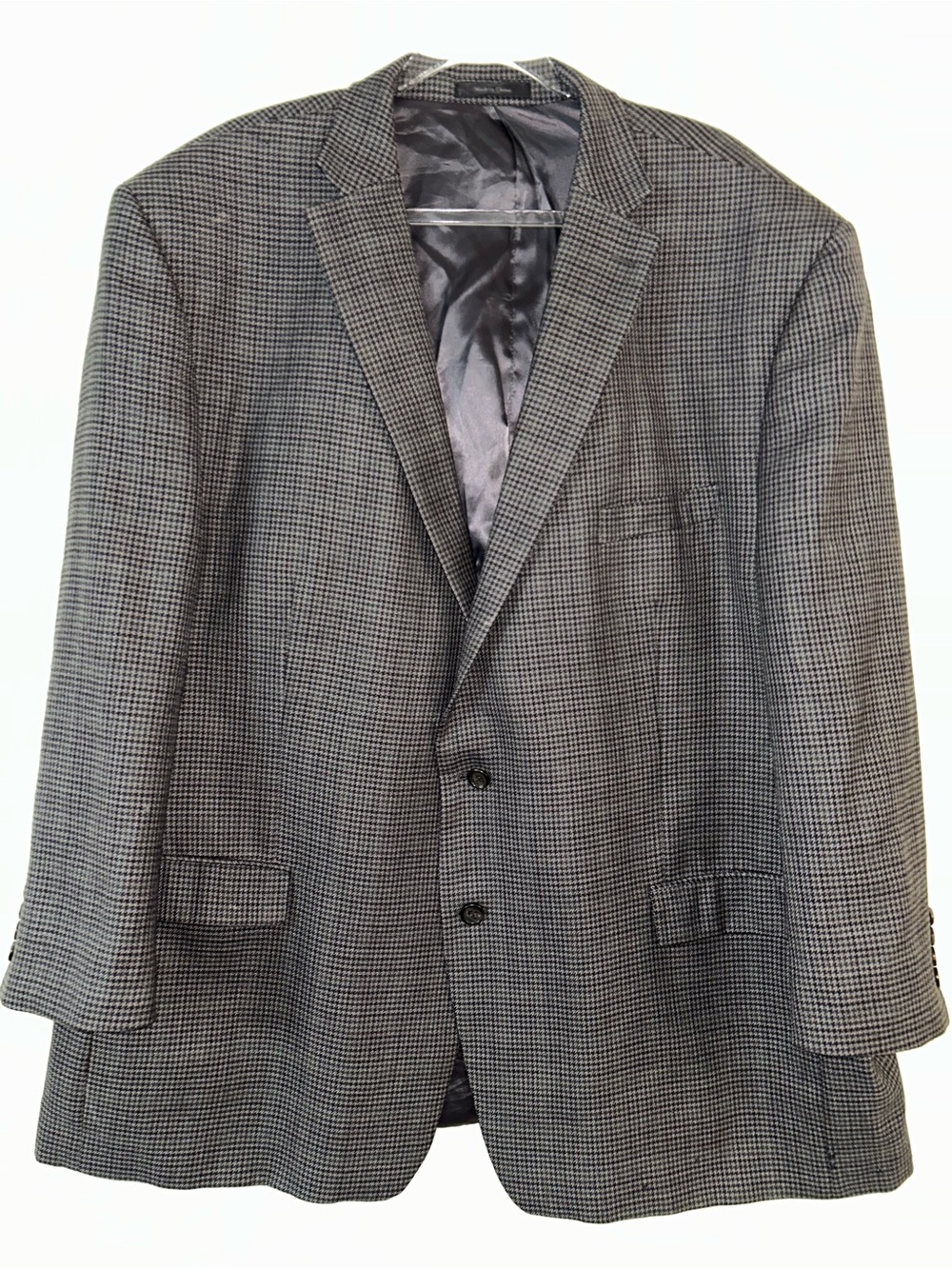 Lauren Ralph Lauren Men's Black and Gray Houndstooth Sport Coat